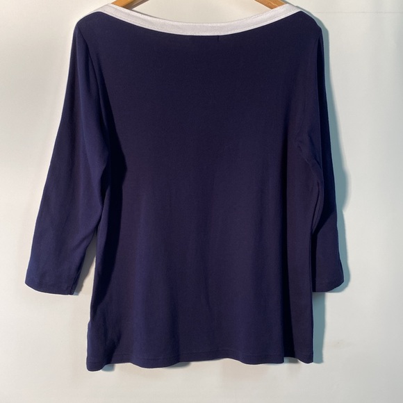 Chaps - women’s boat neck t-shirt. Size XL - Picture 2 of 9